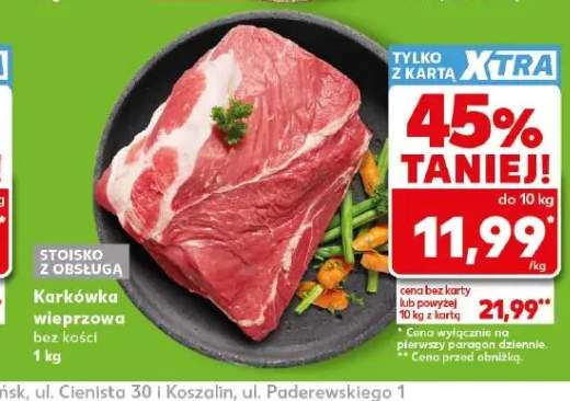 Karkówka wieprzowa bez kości