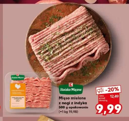 Mięso mielone z nogi z indyka Stoisko Mięsne