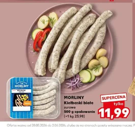 Kiełbaski białe surowe Morliny