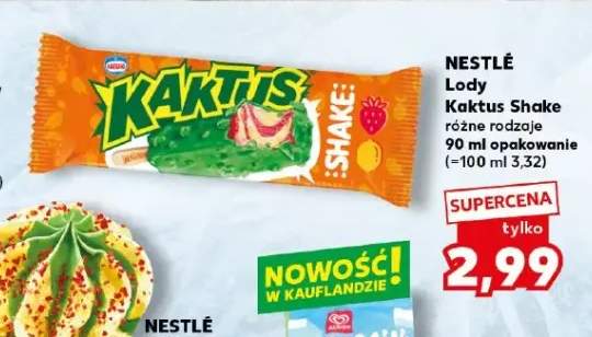 Lody Kaktus Shake