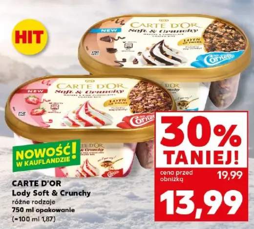 Lody Soft & Crunchy Carte D'Or