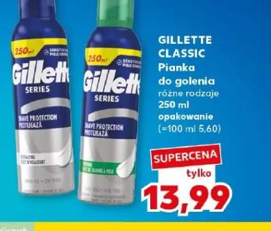 Pianka do golenia Gillette Series Aloe Vera
