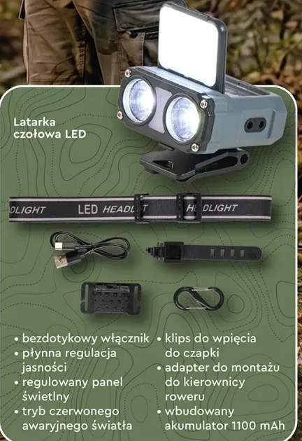 latarka czołowa