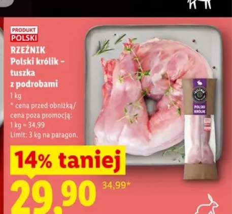 tuszka królika