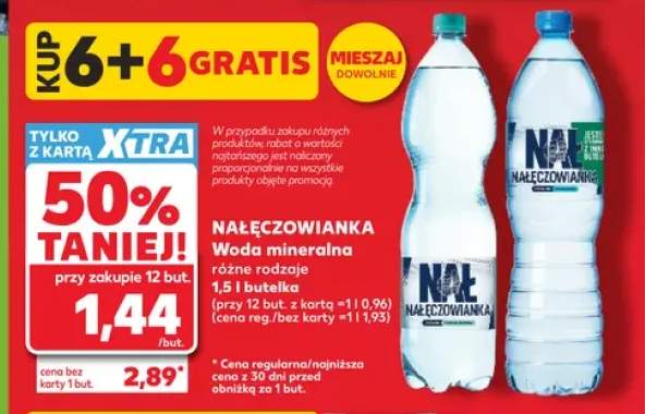 Woda mineralna Nałęczowianka niegazowana