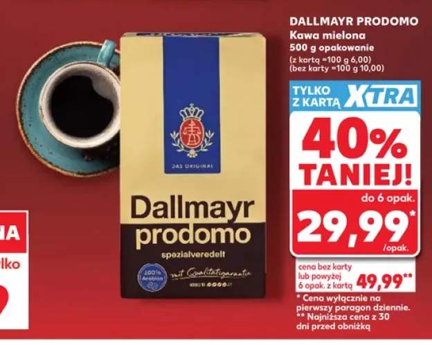 Kawa mielona Dallmayr prodomo
