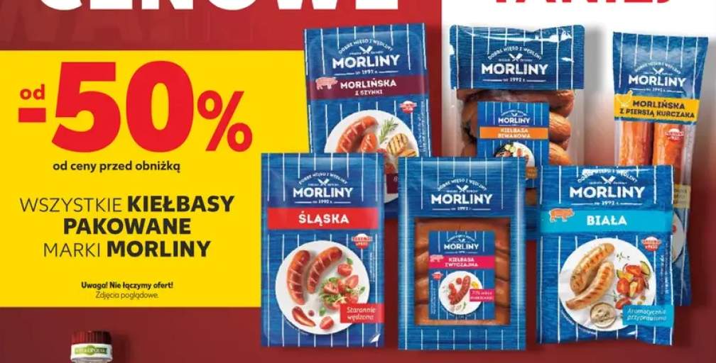Kiełbasy pakowane Morliny