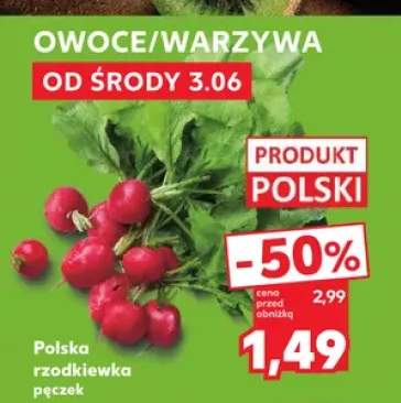 Rzodkiewka polska pęczek
