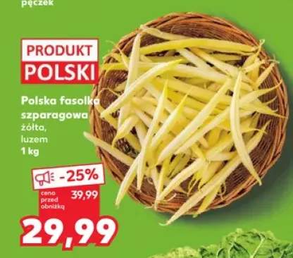 Fasolka szparagowa żółta polska luzem