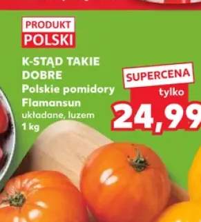 Polskie pomidory Flamansun układane luzem K-STĄD TAKIE DOBRE