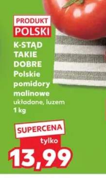 Polskie pomidory malinowe układane luzem K-STĄD TAKIE DOBRE