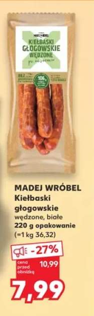 Kiełbaski głogowskie wędzone MADEJ WRÓBEL