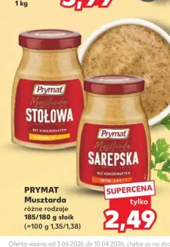 Musztarda stołowa PRYMAT