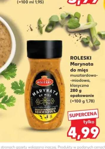 Marynata do mięs musztardowo-miodowa klasyczna ROLESKI
