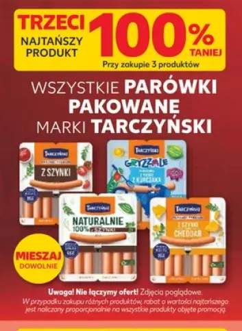 Parówki pakowane Tarczyński
