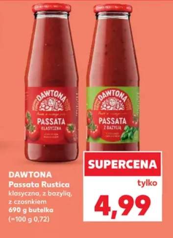 Passata Rustica DAWTONA z czosnkiem