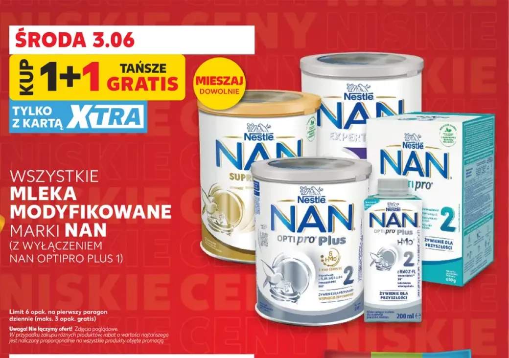 Mleko modyfikowane Nestlé NAN Optipro Plus 2 w płynie