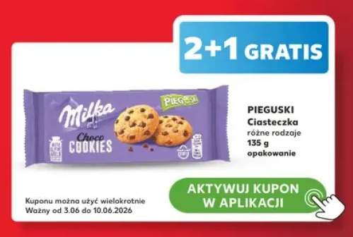 Ciasteczka Pieguski Milka