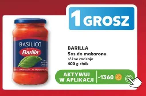Sos do makaronu Barilla Basilico