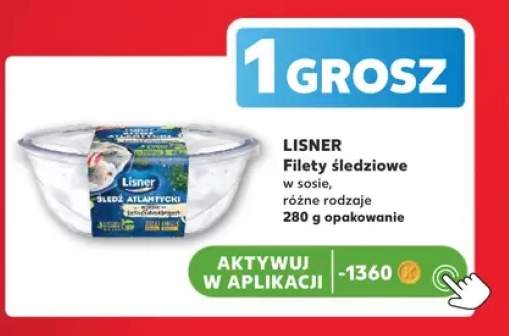Filety śledziowe w sosie śmietanowym Lisner