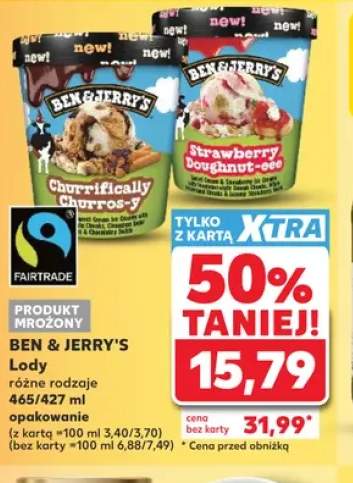 Lody Churrifically Churros-y Ben & Jerry's