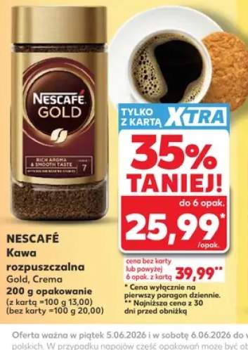 Kawa rozpuszczalna Gold Nescafé