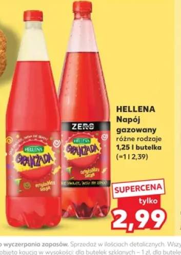 Napój gazowany Oranżada oryginalny smak Hellena