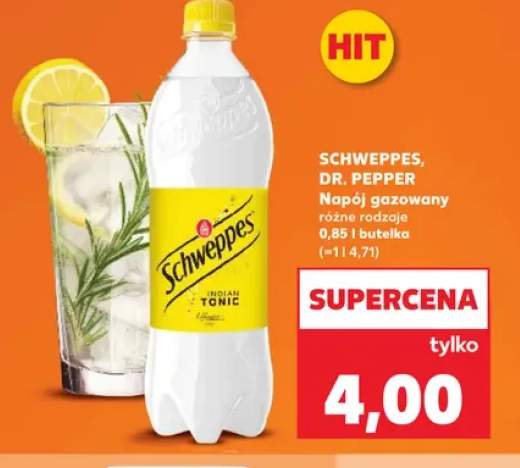Napój gazowany Schweppes