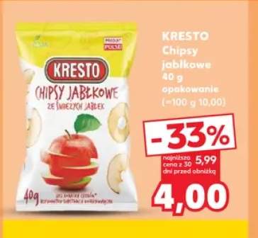 Chipsy jabłkowe Kresto