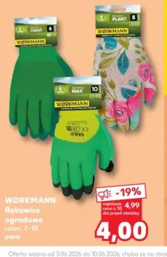 Rękawice ogrodowe Workmann