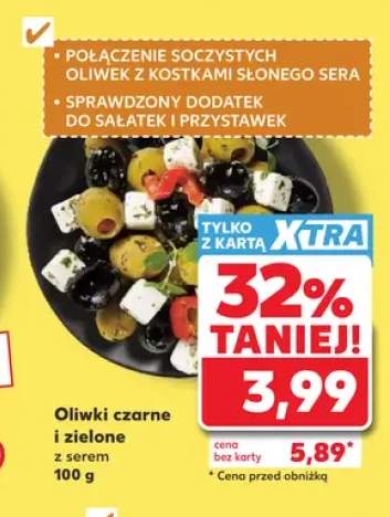 Oliwki czarne i zielone z serem