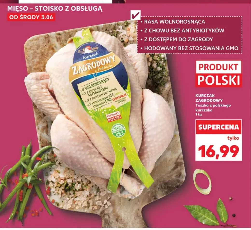 Kurczak Zagrodowy tuszka z polskiego kurczaka