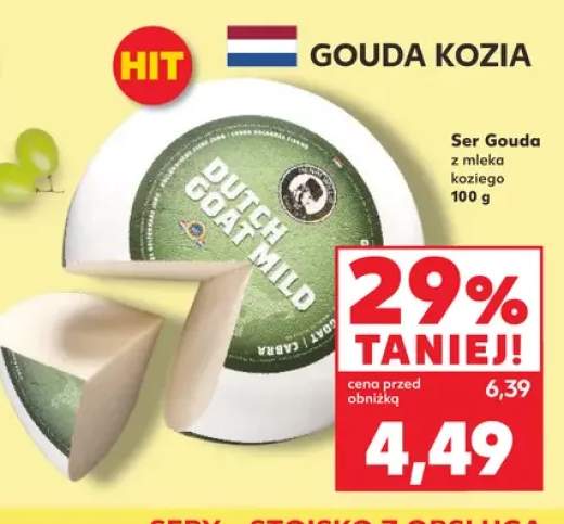 Ser Gouda z mleka koziego
