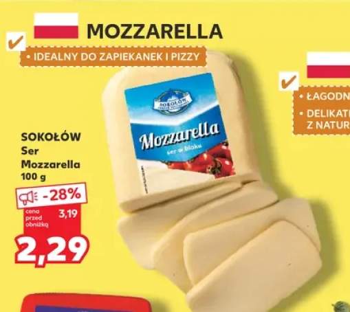 Ser Mozzarella Sokołów
