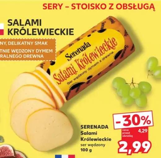 Salami Królewieckie ser wędzony Serenada