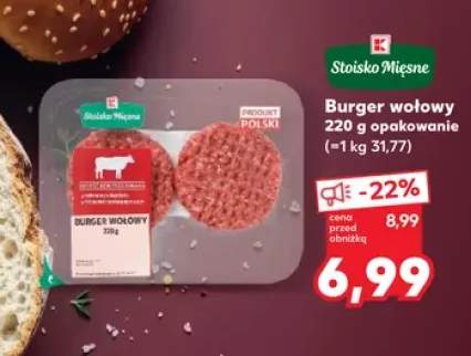 Burger wołowy Stoisko Mięsne