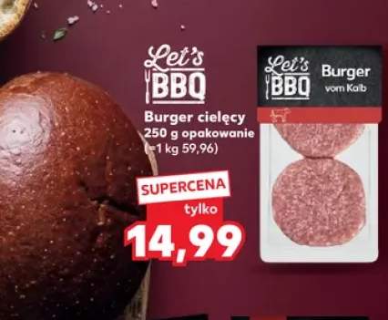 Burger cielęcy Let's BBQ