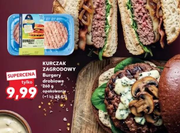 Burgery drobiowe Kurczak Zagrodowy