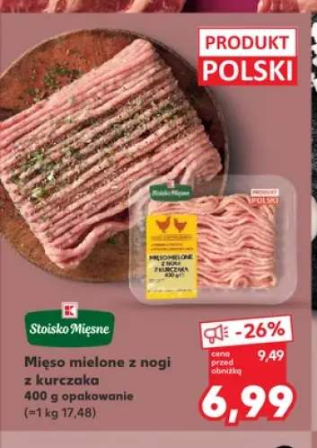 Mięso mielone z nogi z kurczaka Stoisko Mięsne