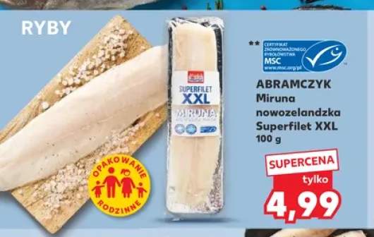 Miruna nowozelandzka Superfilet XXL ABRAMCZYK