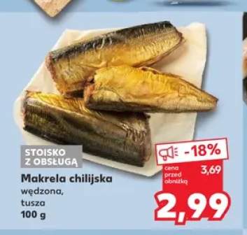 Makrela chilijska wędzona tusza
