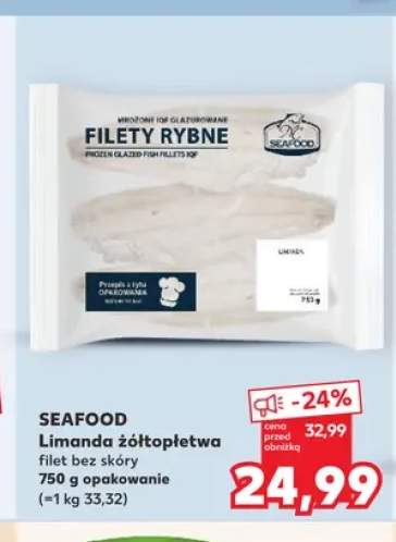 Filet bez skóry z limandy żółtopłetwej Seafood