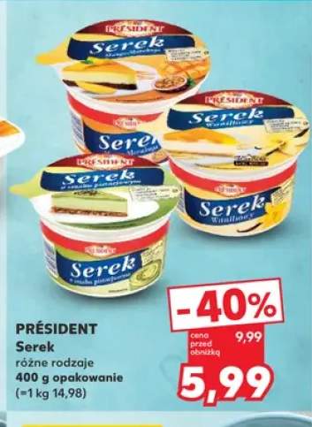 Serek o smaku puszystym Président