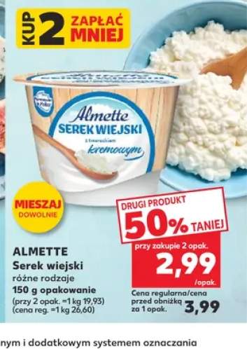 Serek wiejski z twarożkiem kremowym Almette