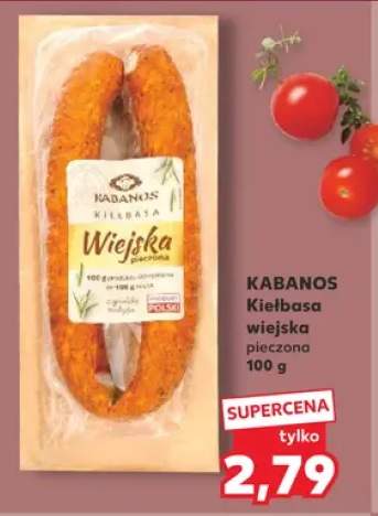 Kiełbasa wiejska pieczona Kabanos