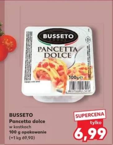 Pancetta dolce w kostkach Busseto