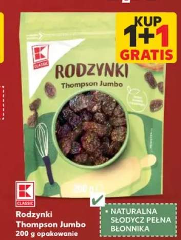 Rodzynki Thompson Jumbo K-Classic