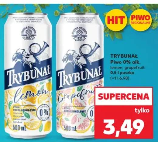 Piwo bezalkoholowe Trybunał Grapefruit