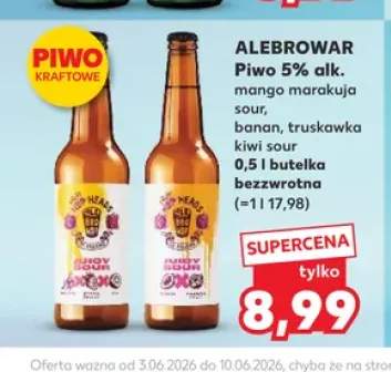 Piwo AleBrowar Mango Marakuja Sour 5% alk.