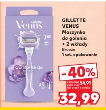 Maszynka do golenia Gillette Venus + 2 wkłady Breeze
